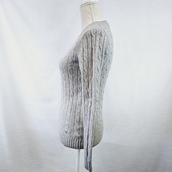 Vineyard Vines Plaited Cashmere Coral Lane Sweater X-small - Picture 9 of 12